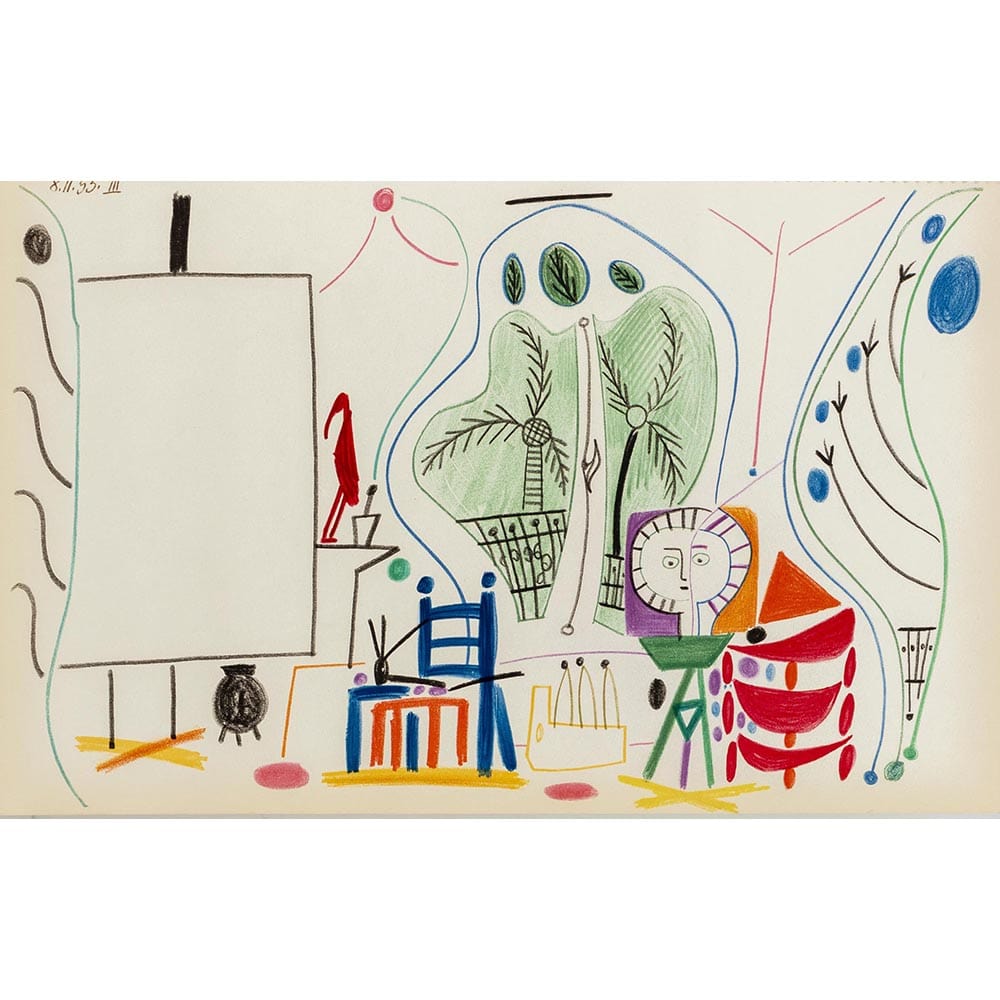 Pablo Picasso; Untitled from Carnet de la Californie II Art G S Pawn