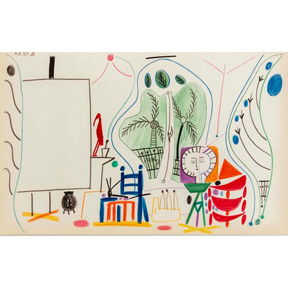 Pablo Picasso; Untitled from Carnet de la Californie II Art G S Pawn