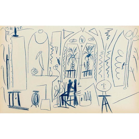 Pablo Picasso; Untitled from Carnet de la Californie XIII