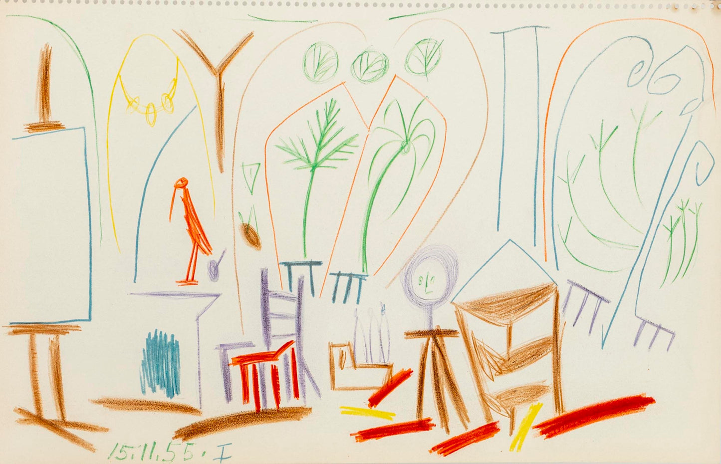 Pablo Picasso; Untitled from Carnet de la Californie VI