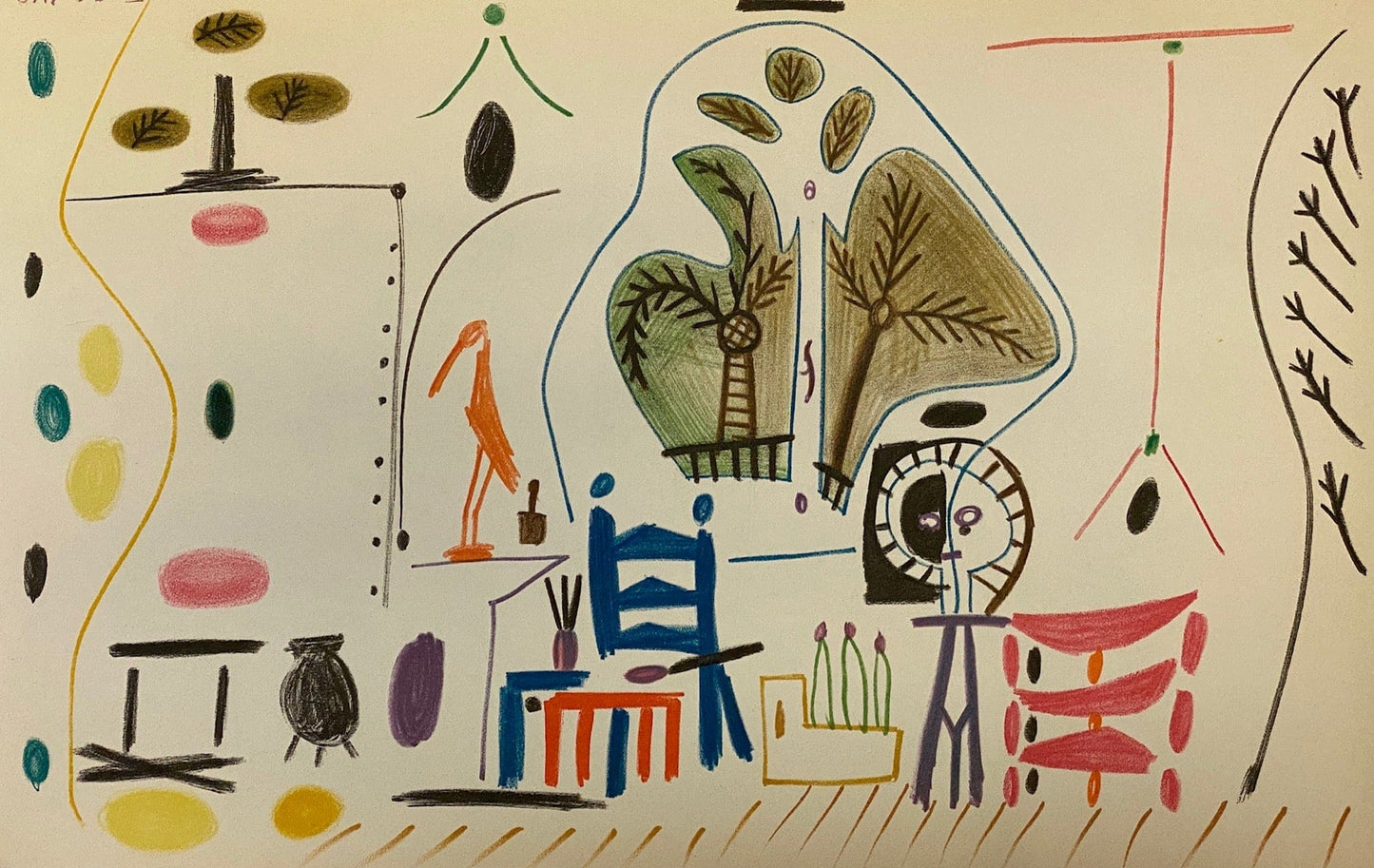 Pablo Picasso; Untitled from Carnet de la Californie III