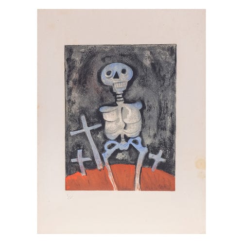 Rufino Tamayo; La Muerte Azul (The Blue Death)