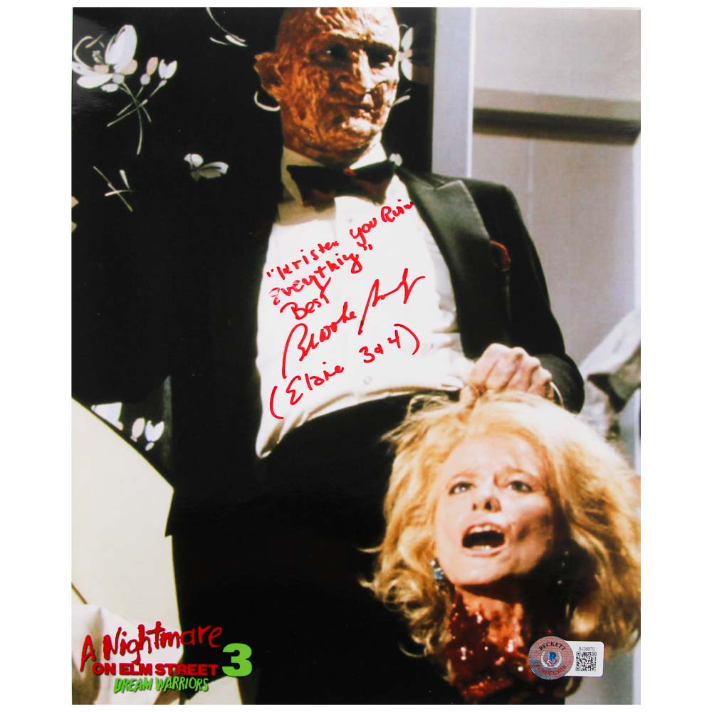 A Nightmare On Elm Street Photo Signed By Brooke Bundy Thumbnail