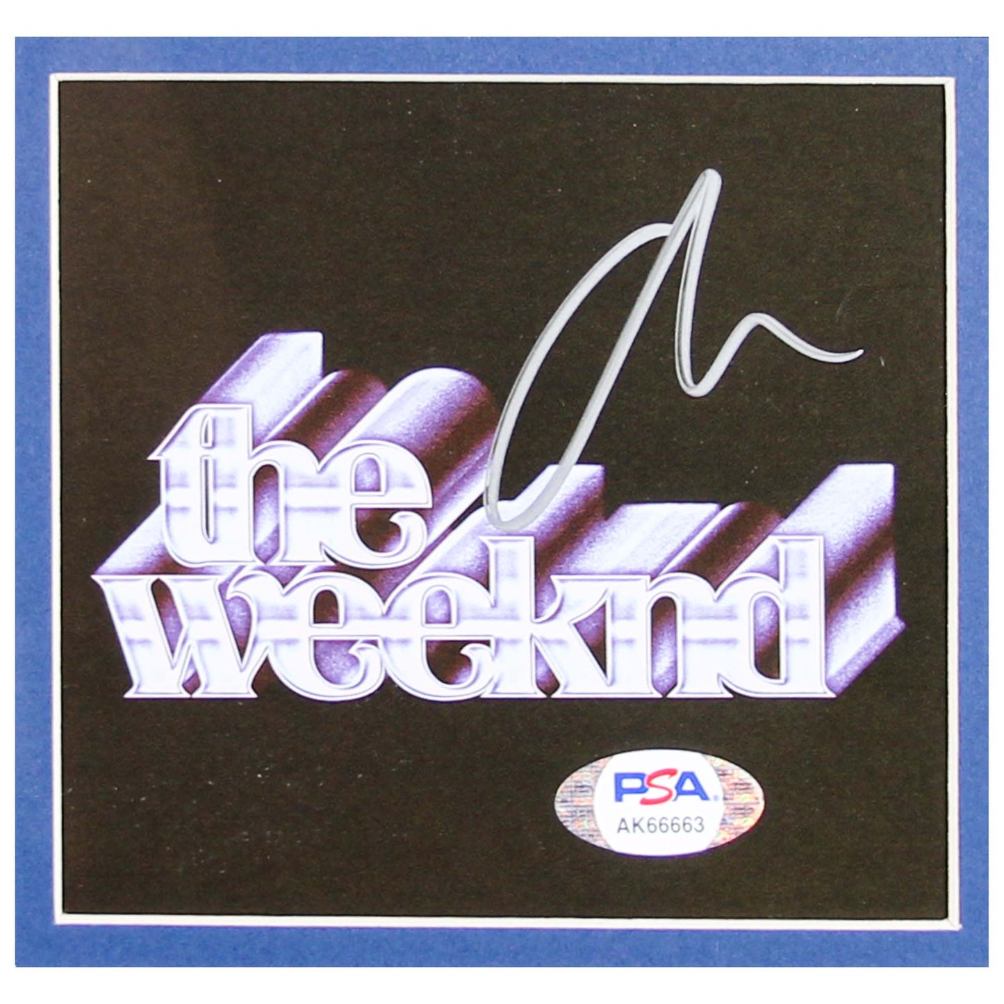 Uncut Gem Signed By Adam Sandler And The Weekend Memorabilia Signature