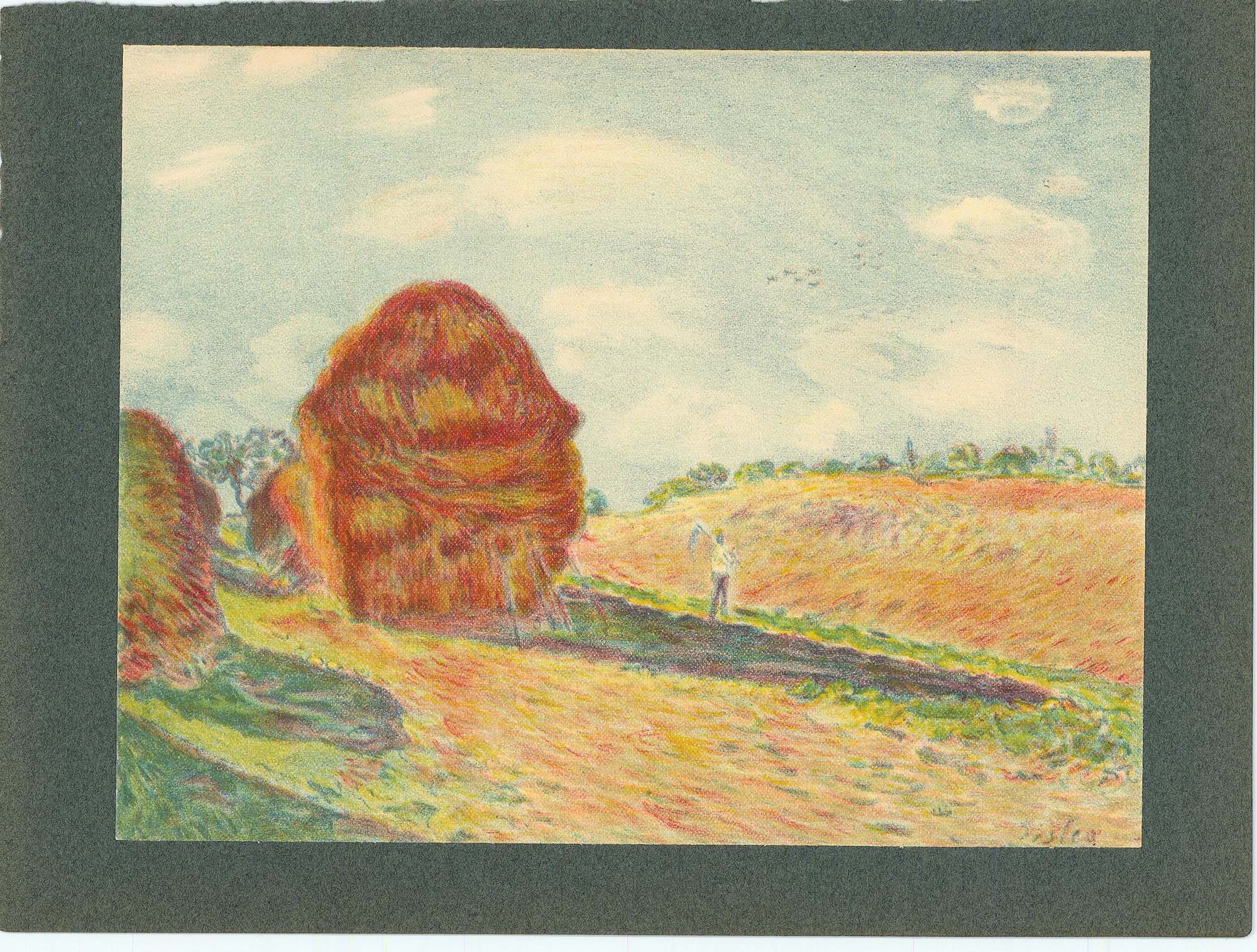 Alfred Sisley - Les Meules, 1906 – Gold & Silver Pawn Shop