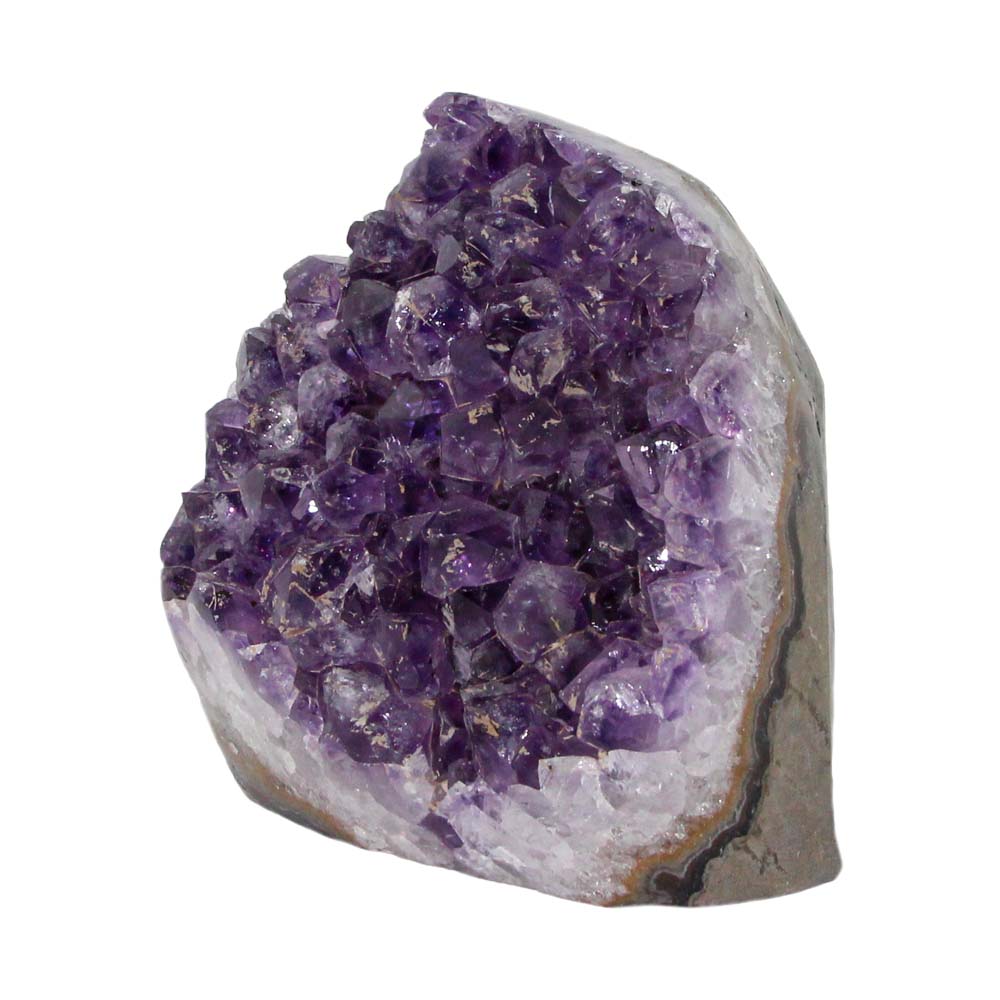 Amethyst Cascading Crystal Side View