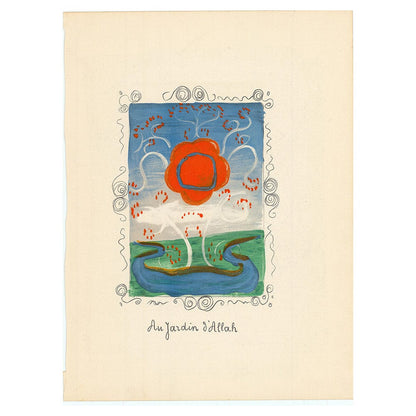 Andre Derain - Au Jardin D'Allah Thumbnail Verve Vol. 1 No. 4 lithograph