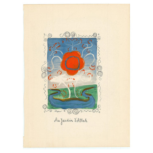 Andre Derain - Au Jardin D'Allah Thumbnail Verve Vol. 1 No. 4 lithograph