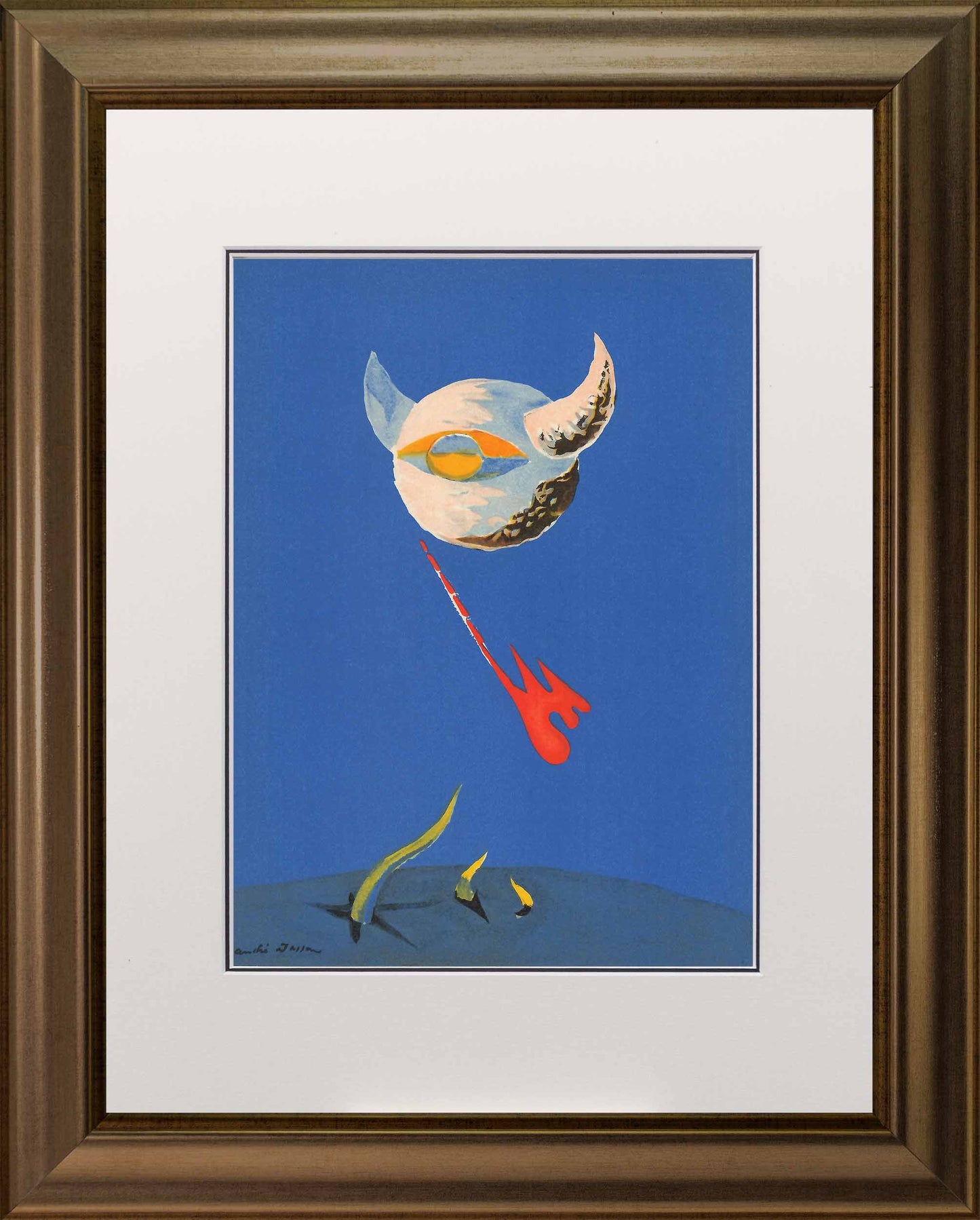 Andre Masson: The Moon, 1938 Art G S Pawn Bronze Wood