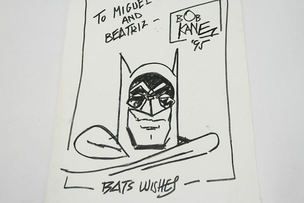 Bob Kane Original Ink "Batman" Drawing 1