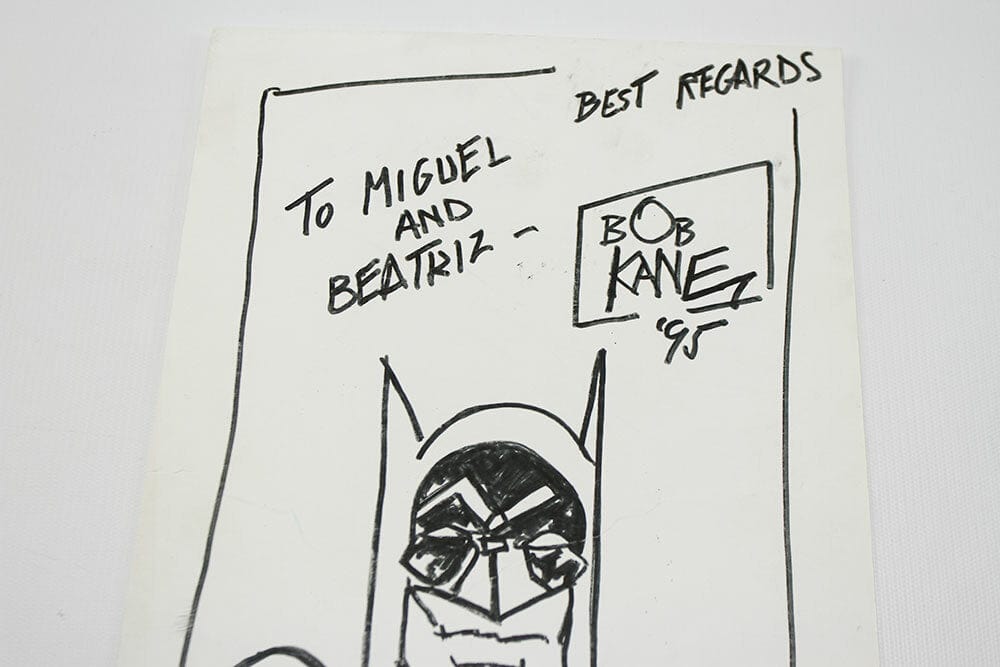 Bob Kane Original Ink "Batman" Drawing  2