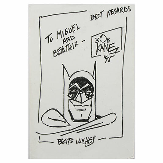 Bob Kane Original Ink "Batman" Drawing (Thumbnail)