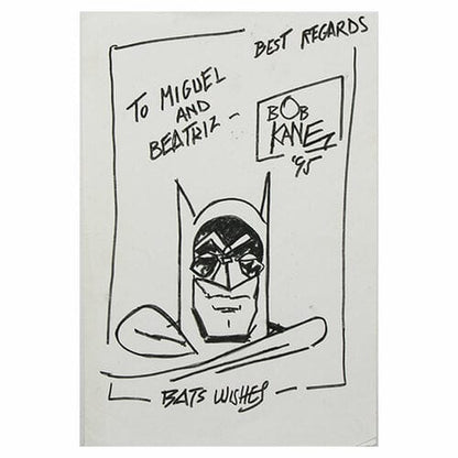 Bob Kane Original Ink "Batman" Drawing