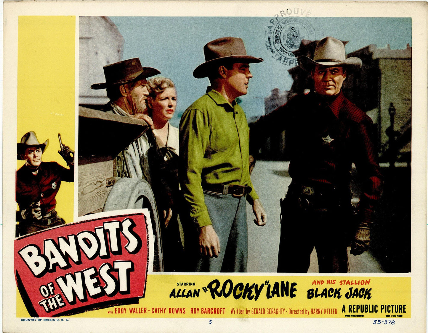 Bandits of the West Movie Lobby Card