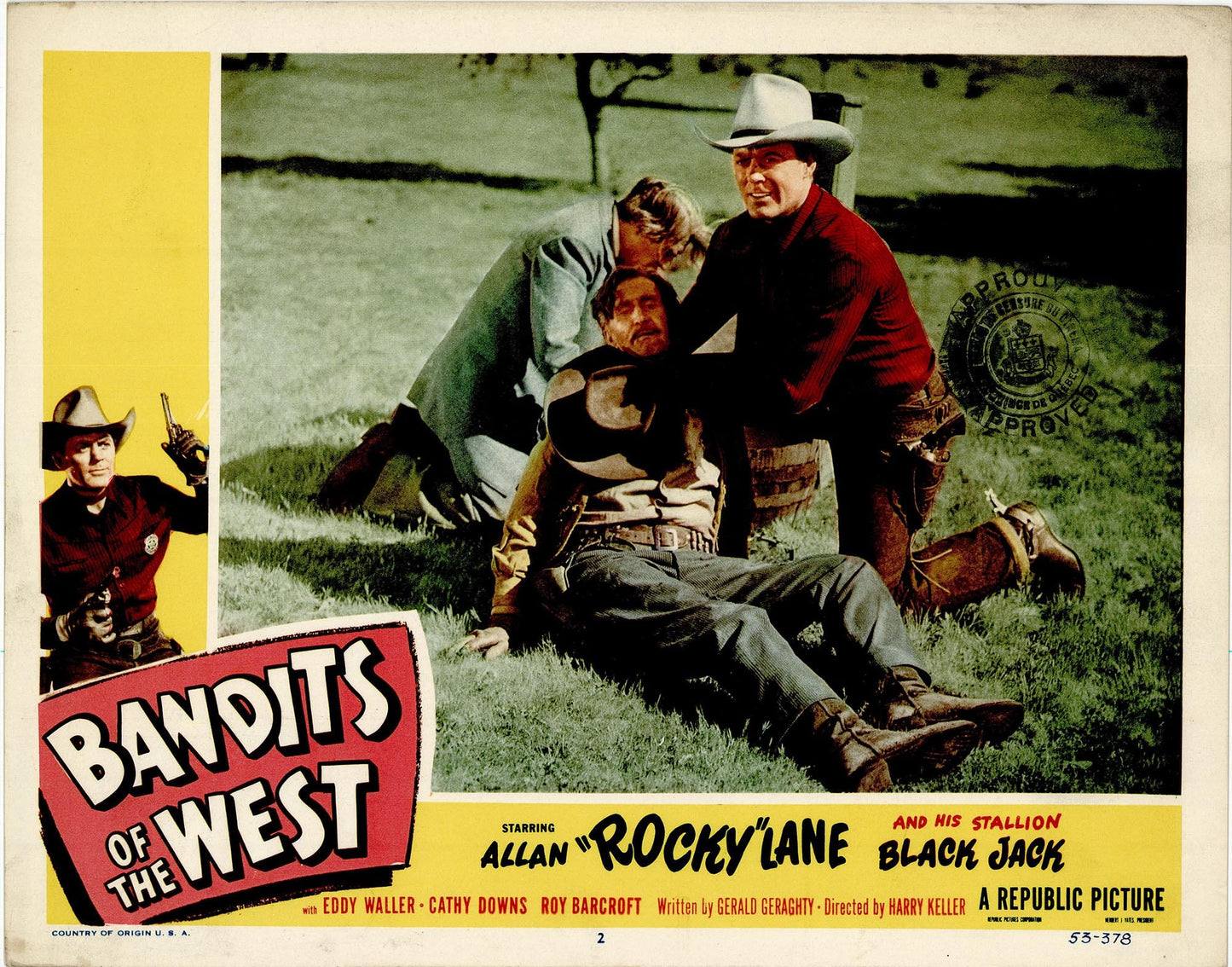 Bandits of the West Movie Lobby Card