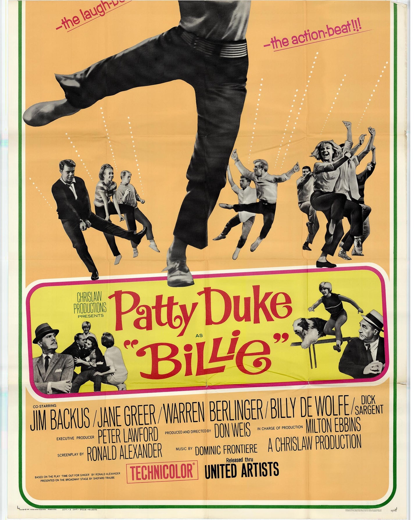 Billie - Classic 2 Panel Movie Poster