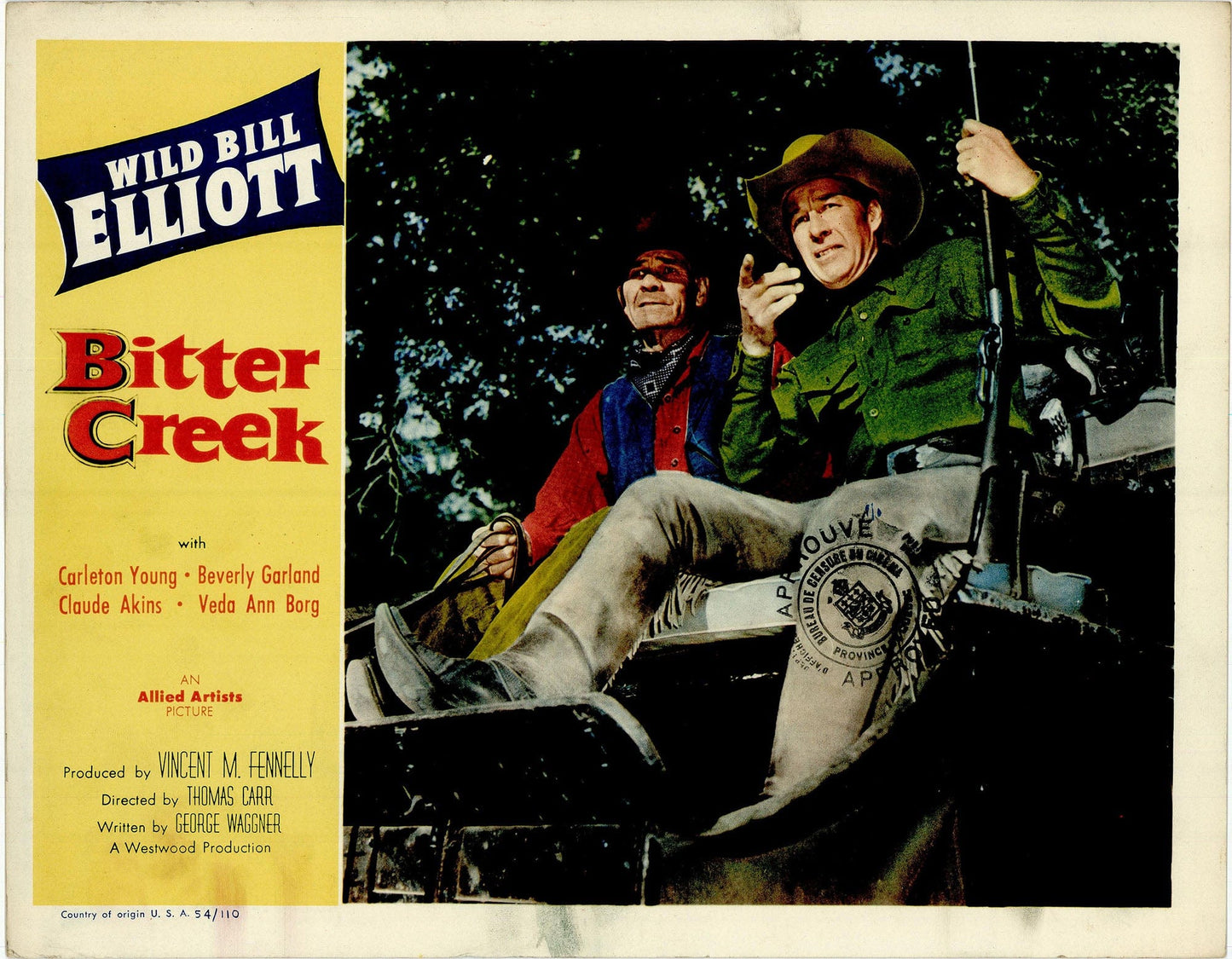 Bitter Creek Movie Lobby Card