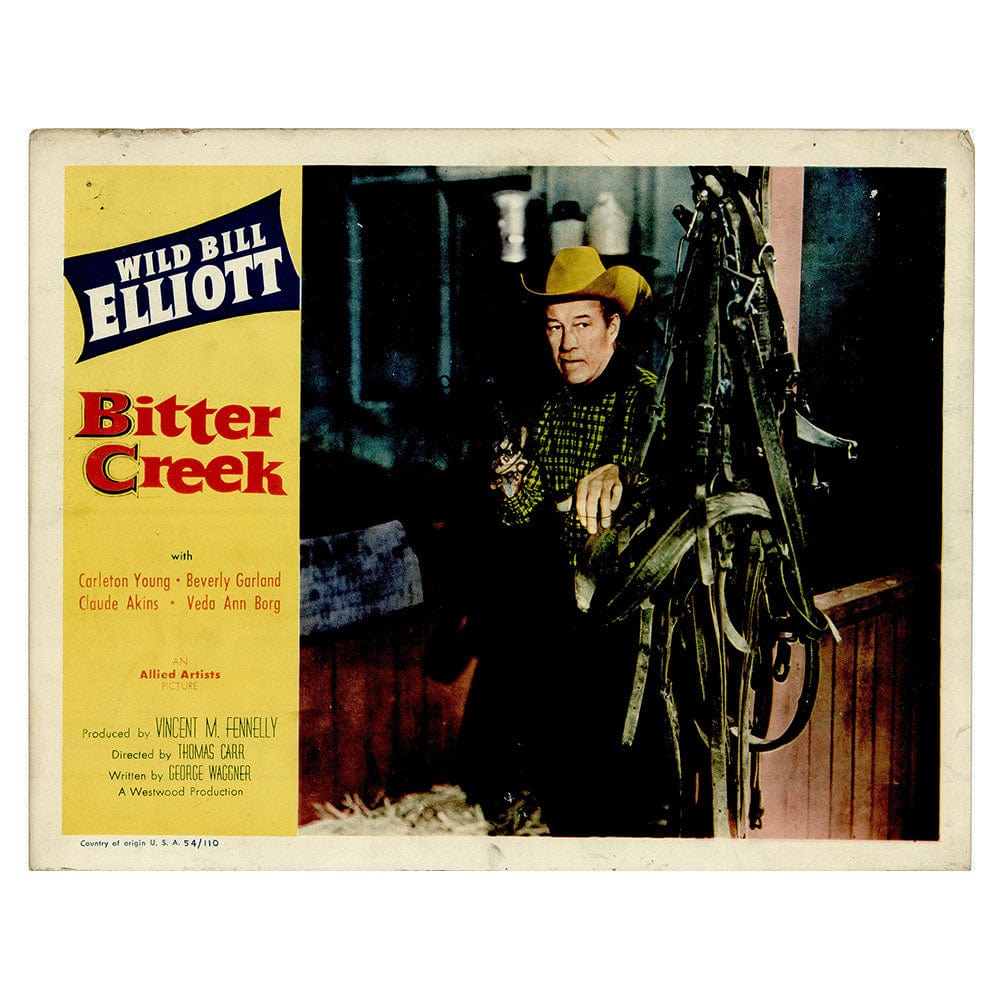 Bitter Creek Movie Lobby Card – Gold & Silver Pawn Shop