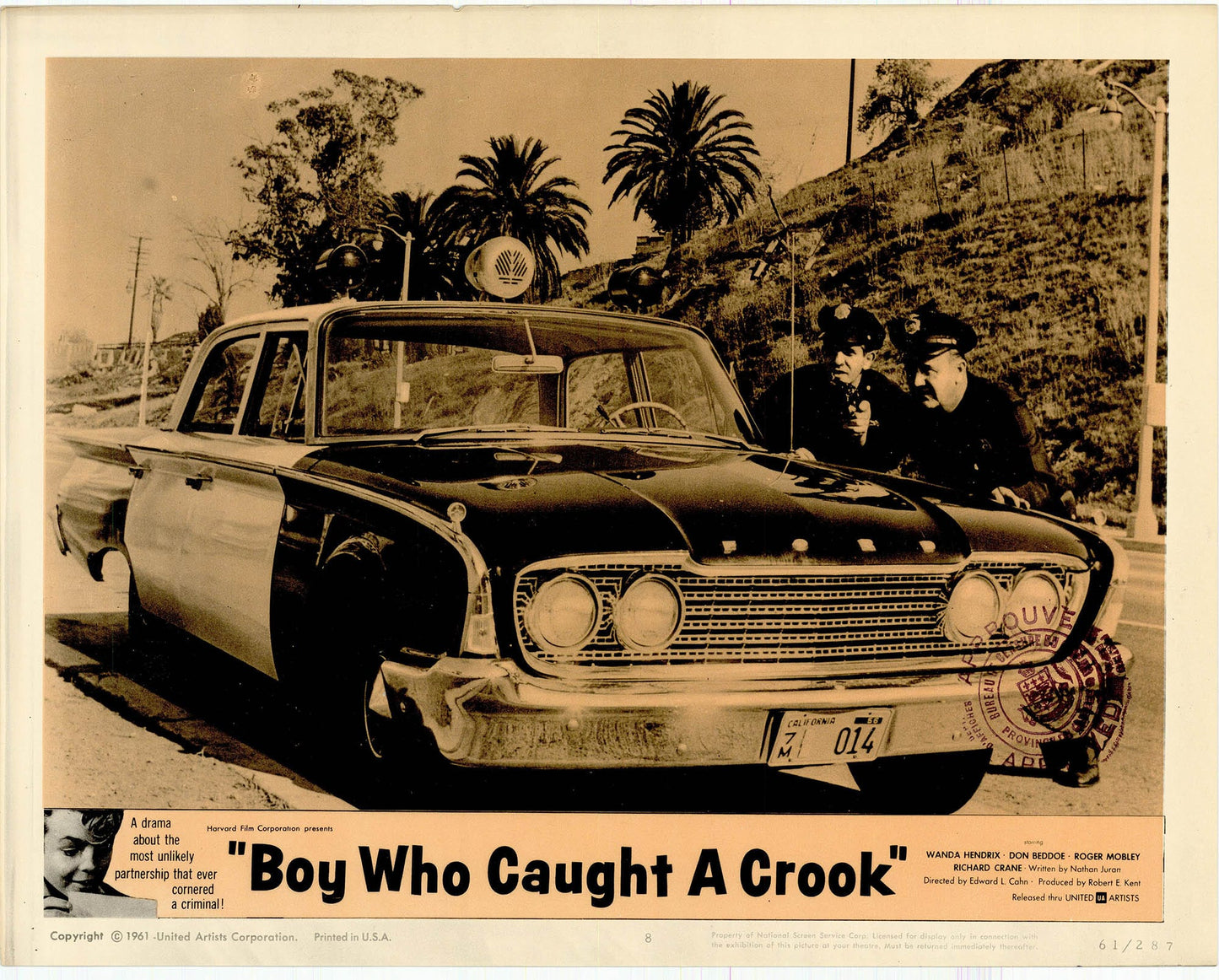 Boy Who Caught a Crook Movie Lobby Card