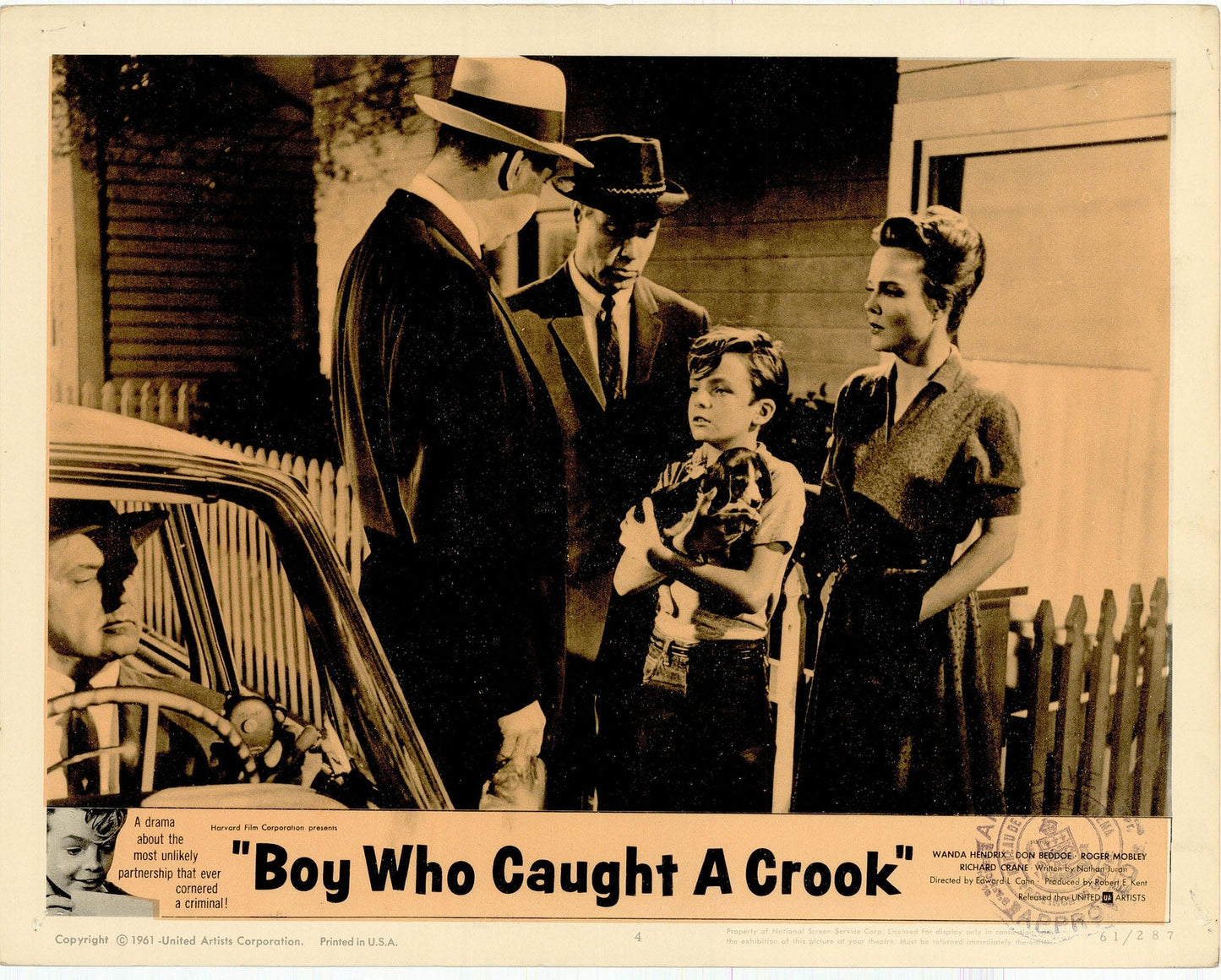 Boy Who Caught a Crook Movie Lobby Card