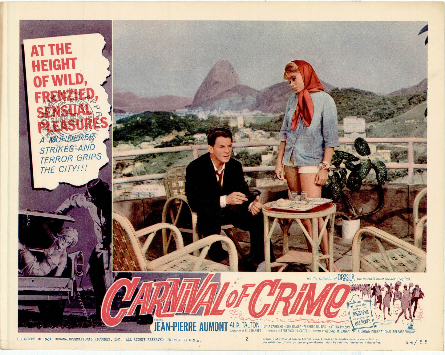 Carnival of Crime Movie Lobby Card