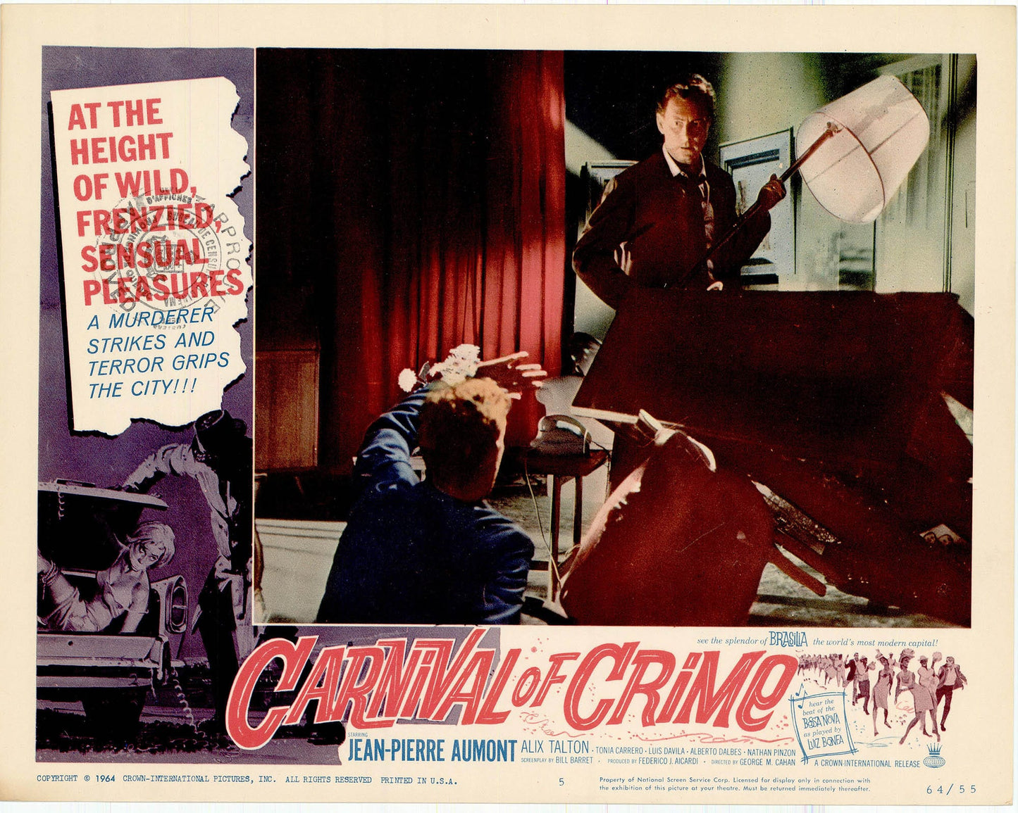 Carnival of Crime Movie Lobby Card