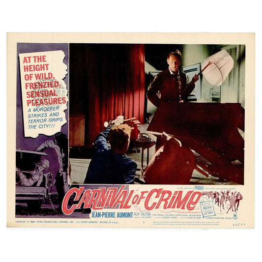 Carnival of Crime Movie Lobby Card