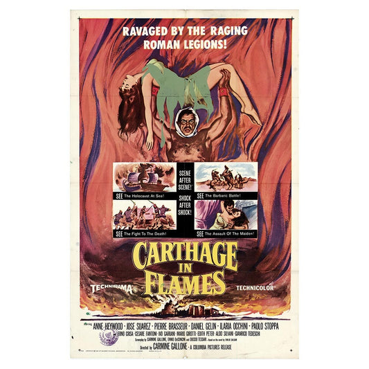 Carthage in Flames - Classic Movie Poster