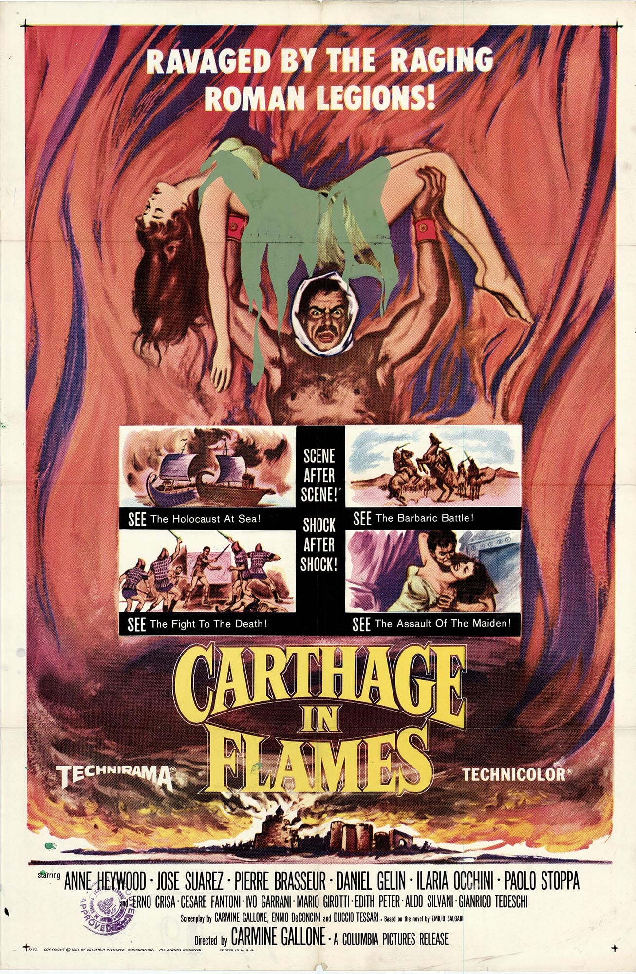 Carthage in Flames - Classic Movie Poster