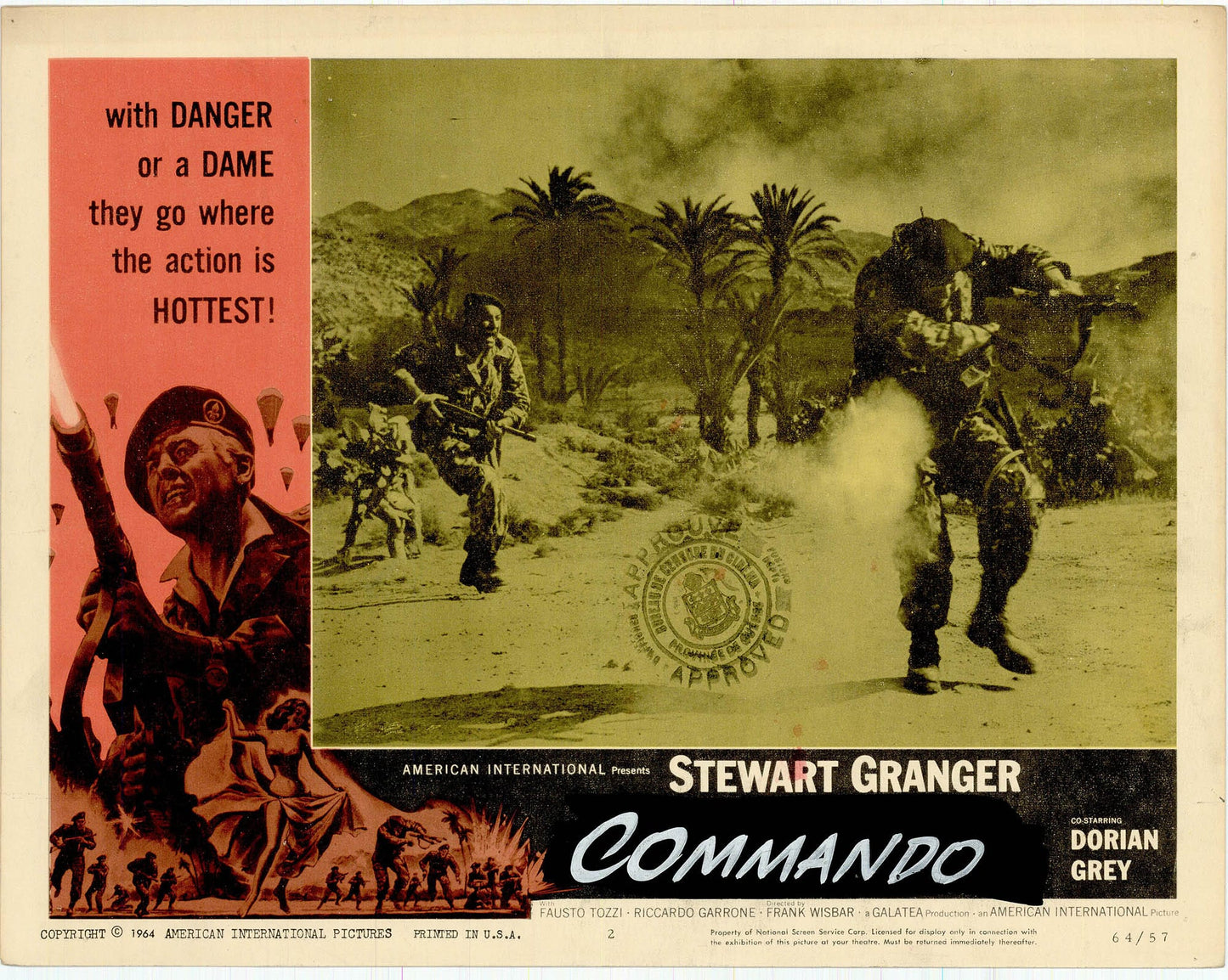 Commando Movie Lobby Card