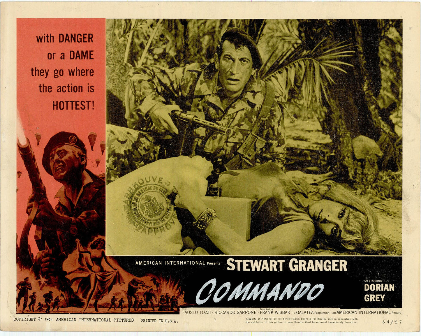 Commando Movie Lobby Card