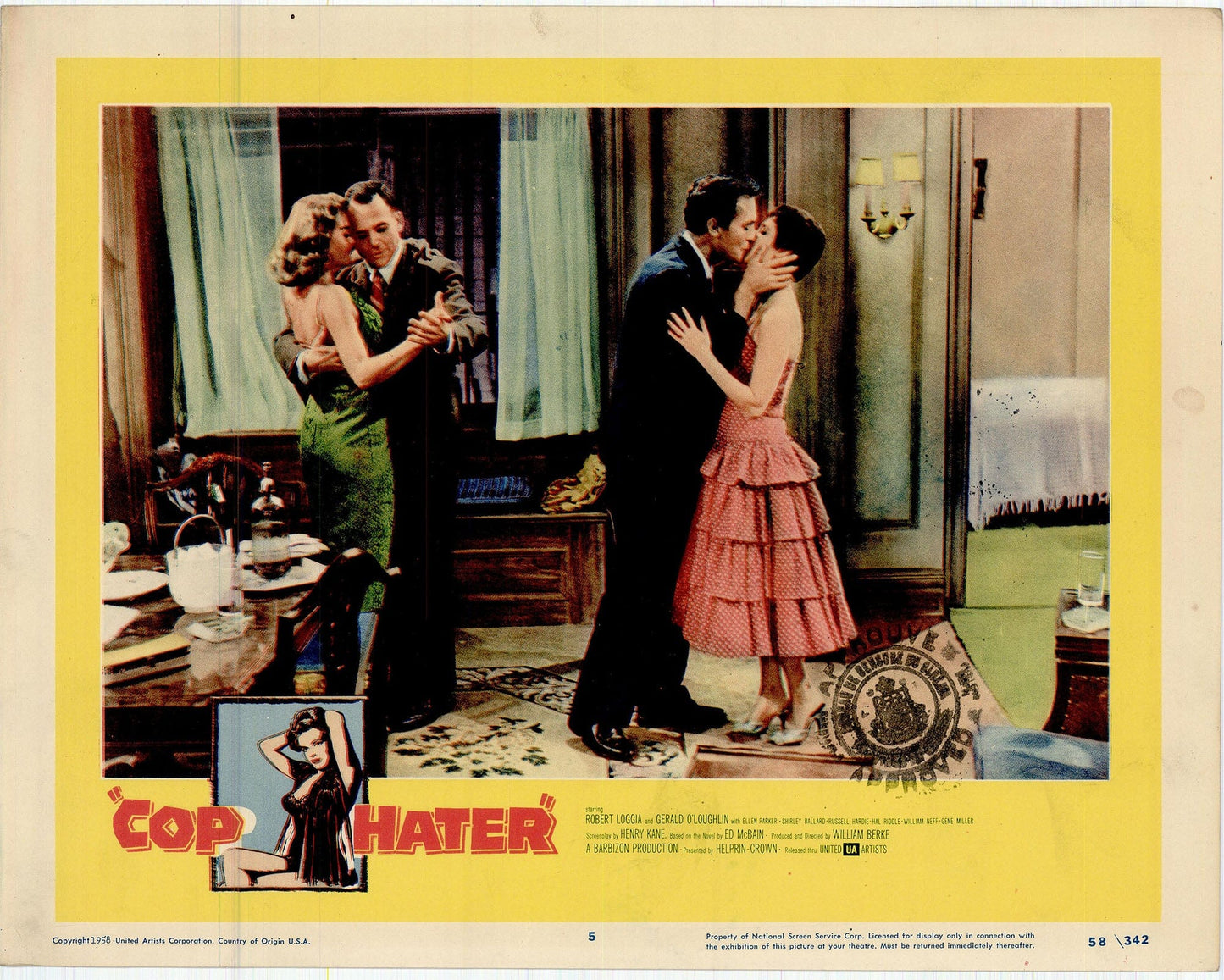 Cop Hater Movie Lobby Card