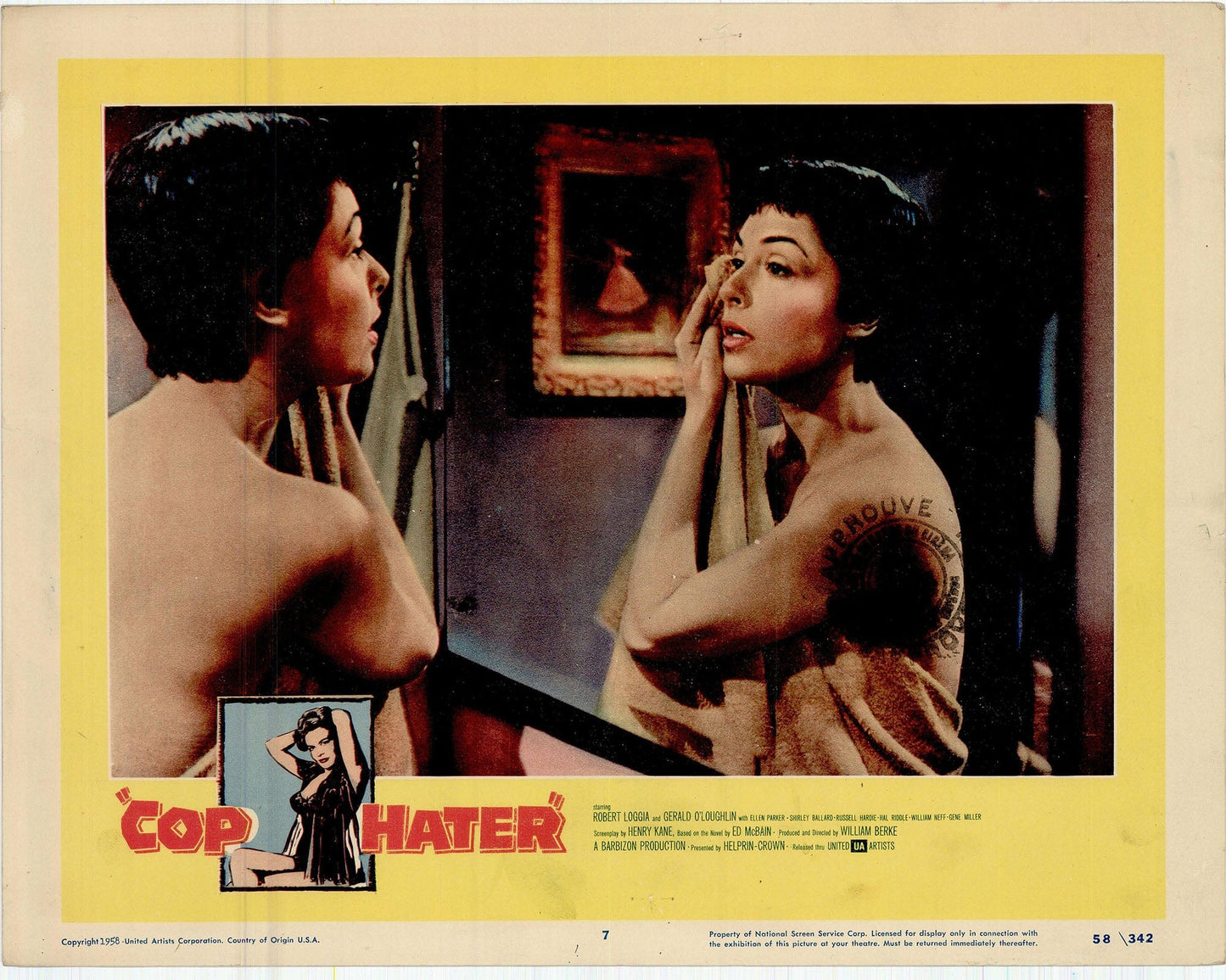 Cop Hater Movie Lobby Card