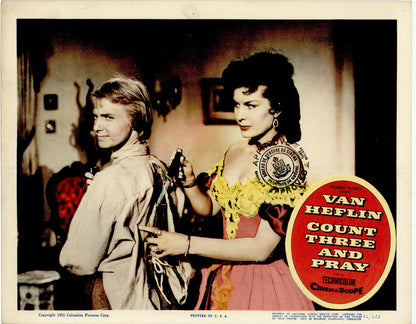 Count Three and Pray Movie Lobby Card