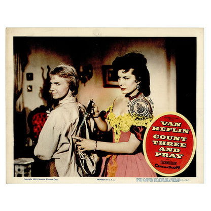 Count Three and Pray Movie Lobby Card