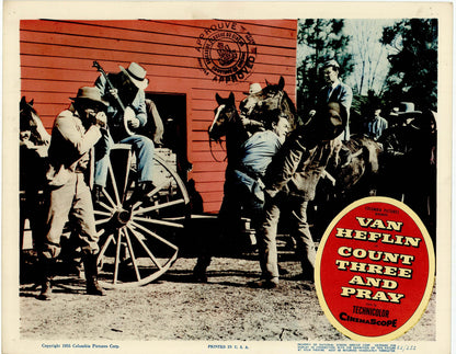 Count Three and Pray Movie Lobby Card