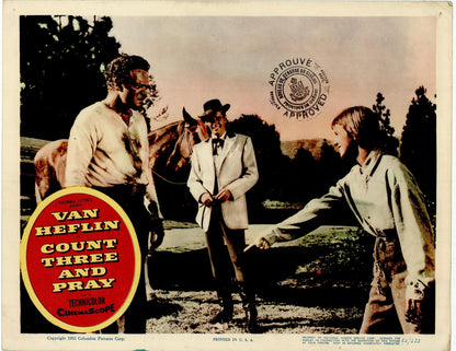 Count Three and Pray Movie Lobby Card