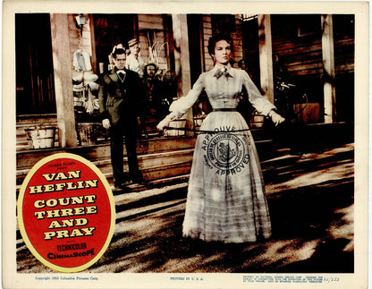 Count Three and Pray Movie Lobby Card