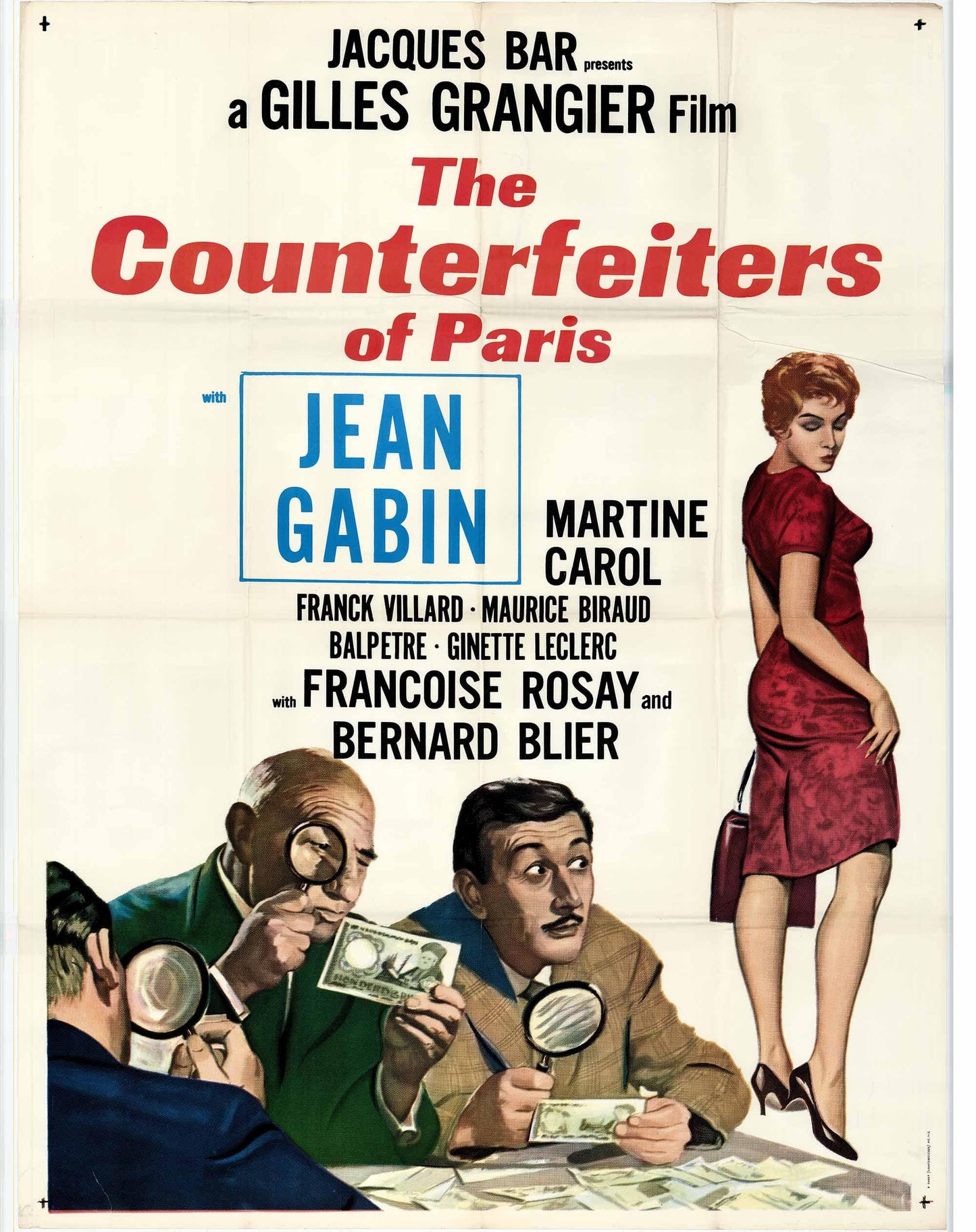 Counterfeiters of Paris - Classic 2 Panel Movie Poster