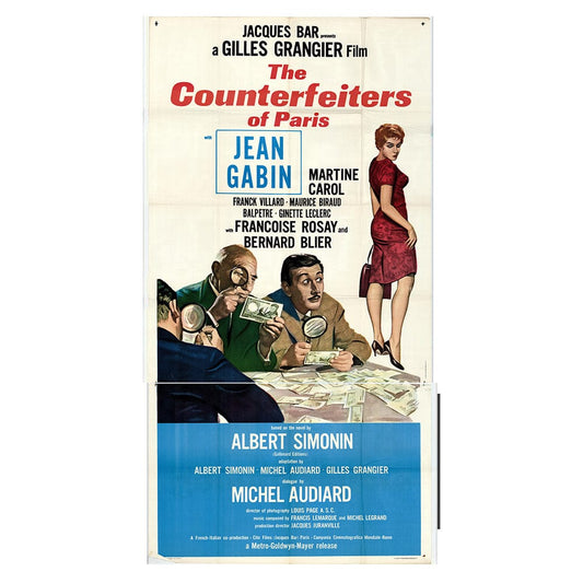Counterfeiters of Paris - Classic 2 Panel Movie Poster