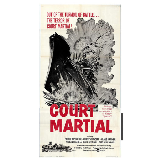 Court Martial - Classic 2 Panel Movie Poster