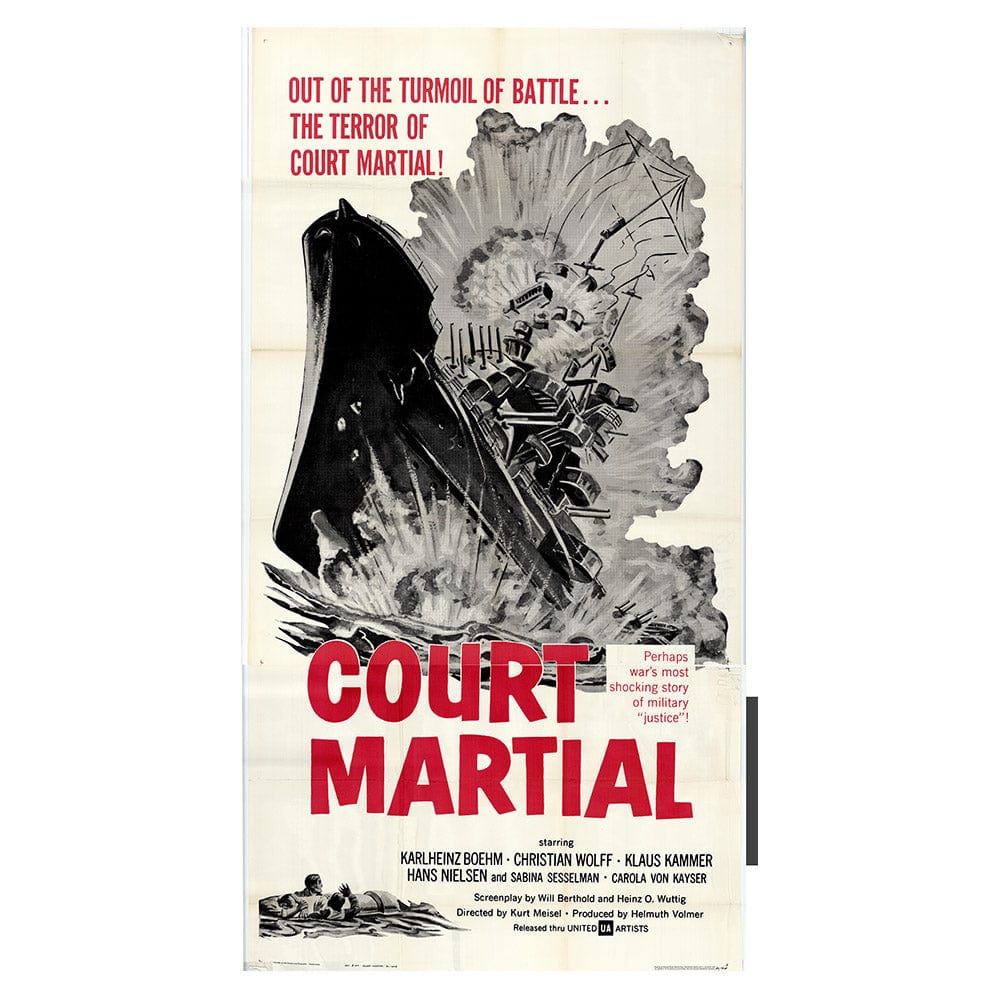 Court Martial - Classic 2 Panel Movie Poster