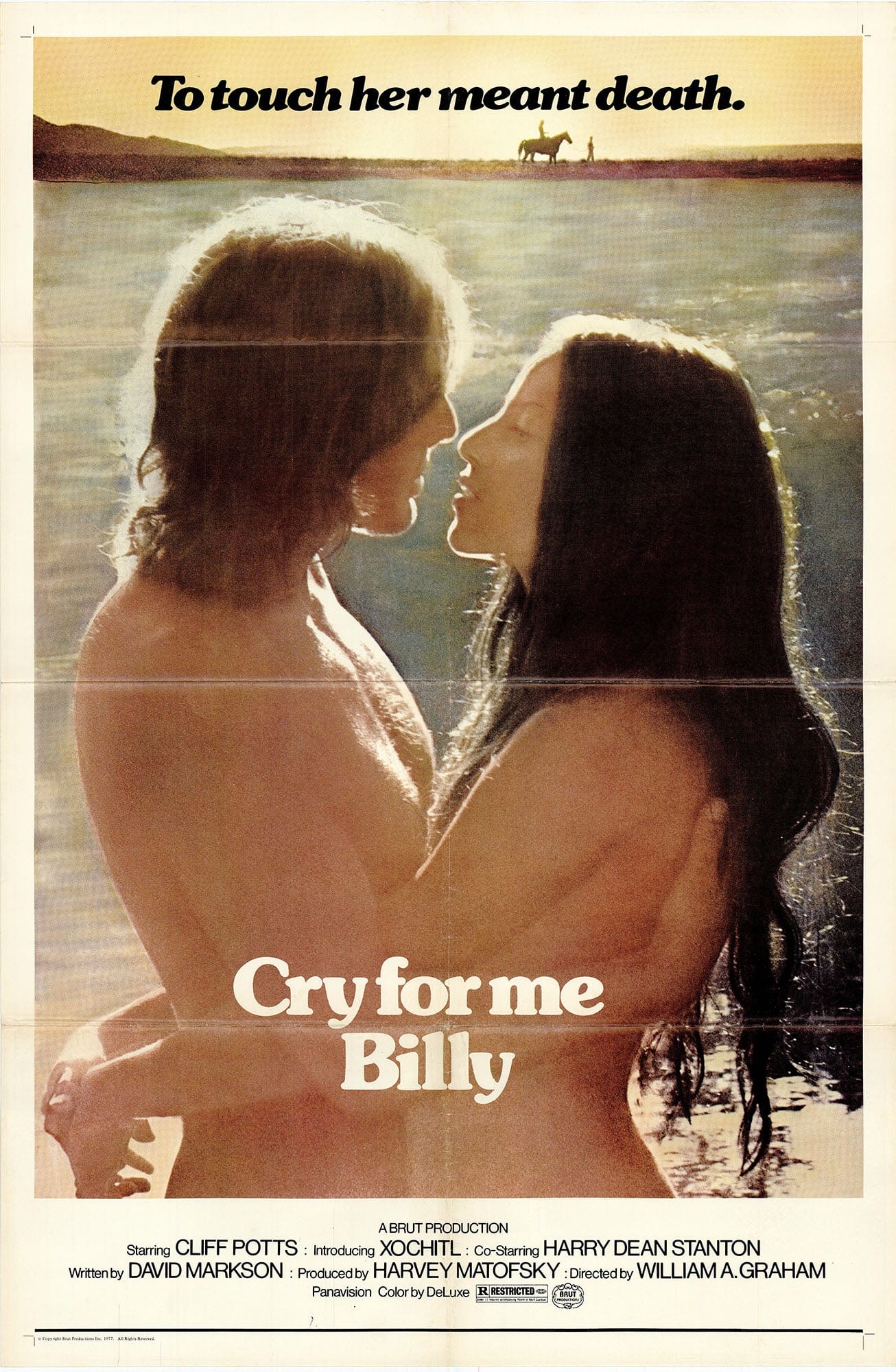 Cry for me Billy - Classic Movie Poster