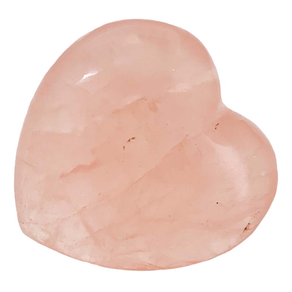 Heart Shaped Crystals Rose Quartz