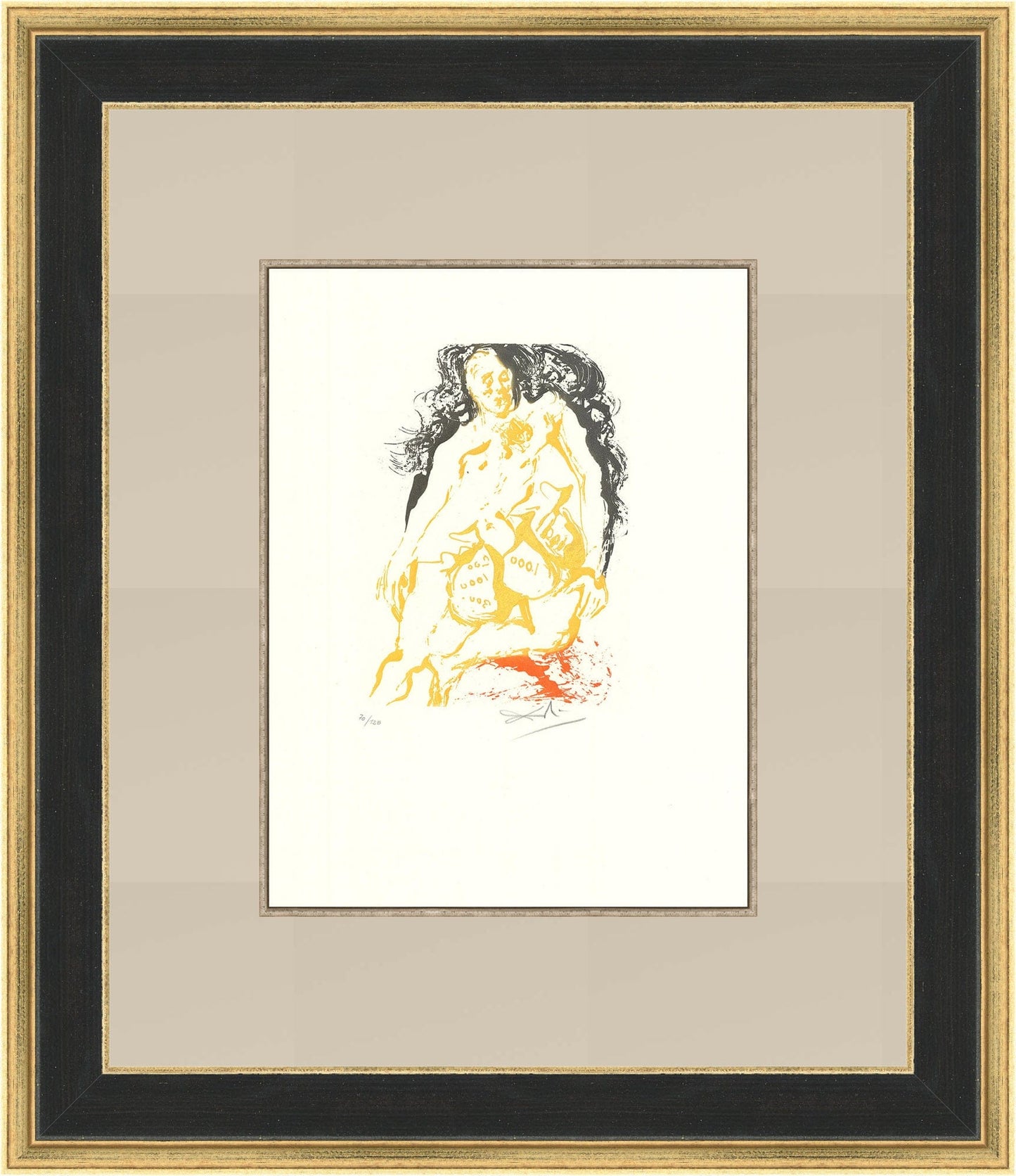 Salvador Dali - Avarice from the Eight Deadly Sins Portfolio