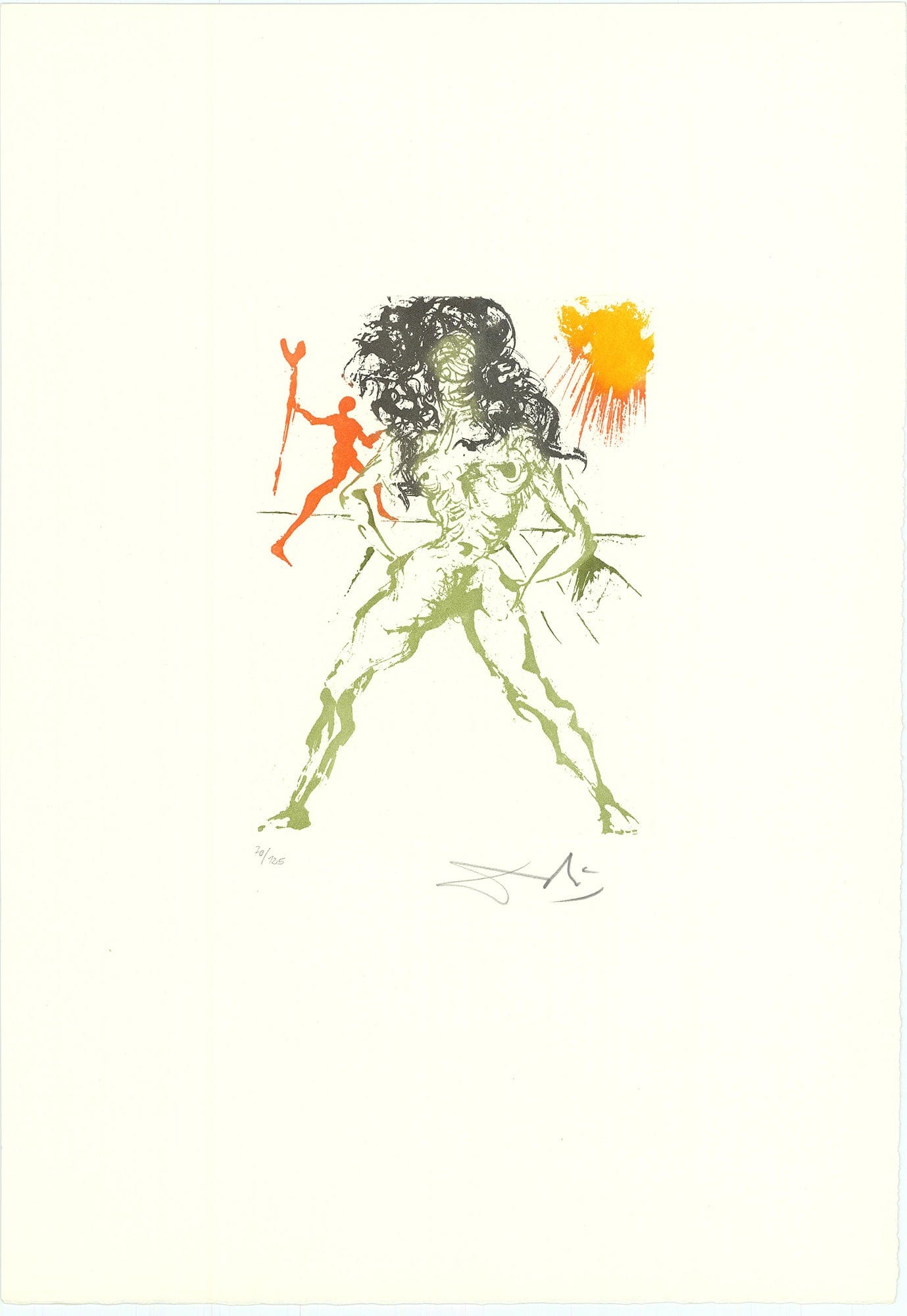 Salvador Dali - Lust from the Eight Deadly Sins Portfolio