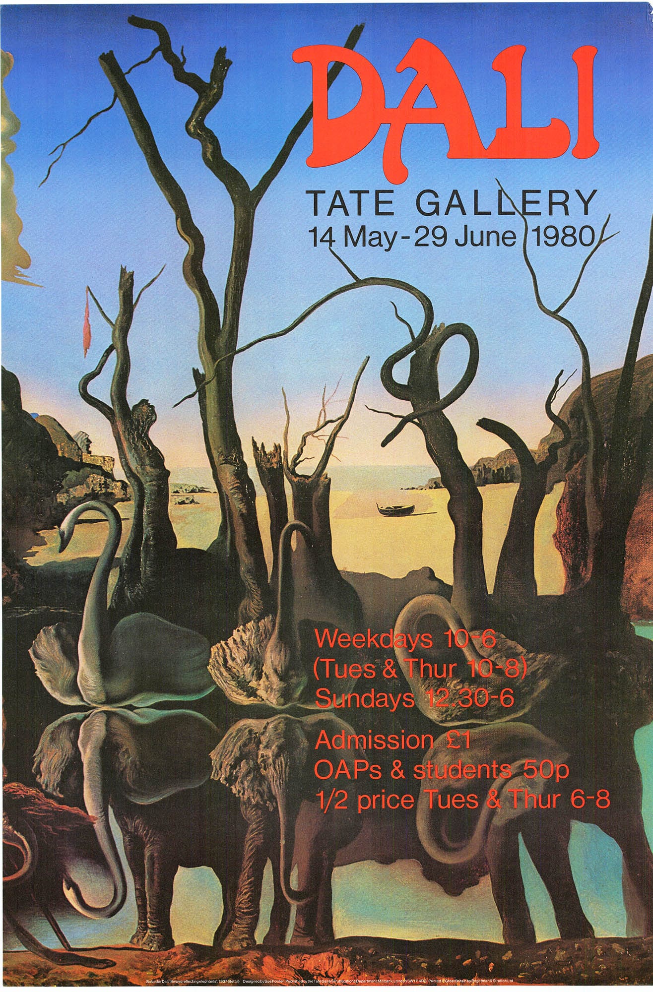 Salvador Dali  - Poster: Tate Gallery