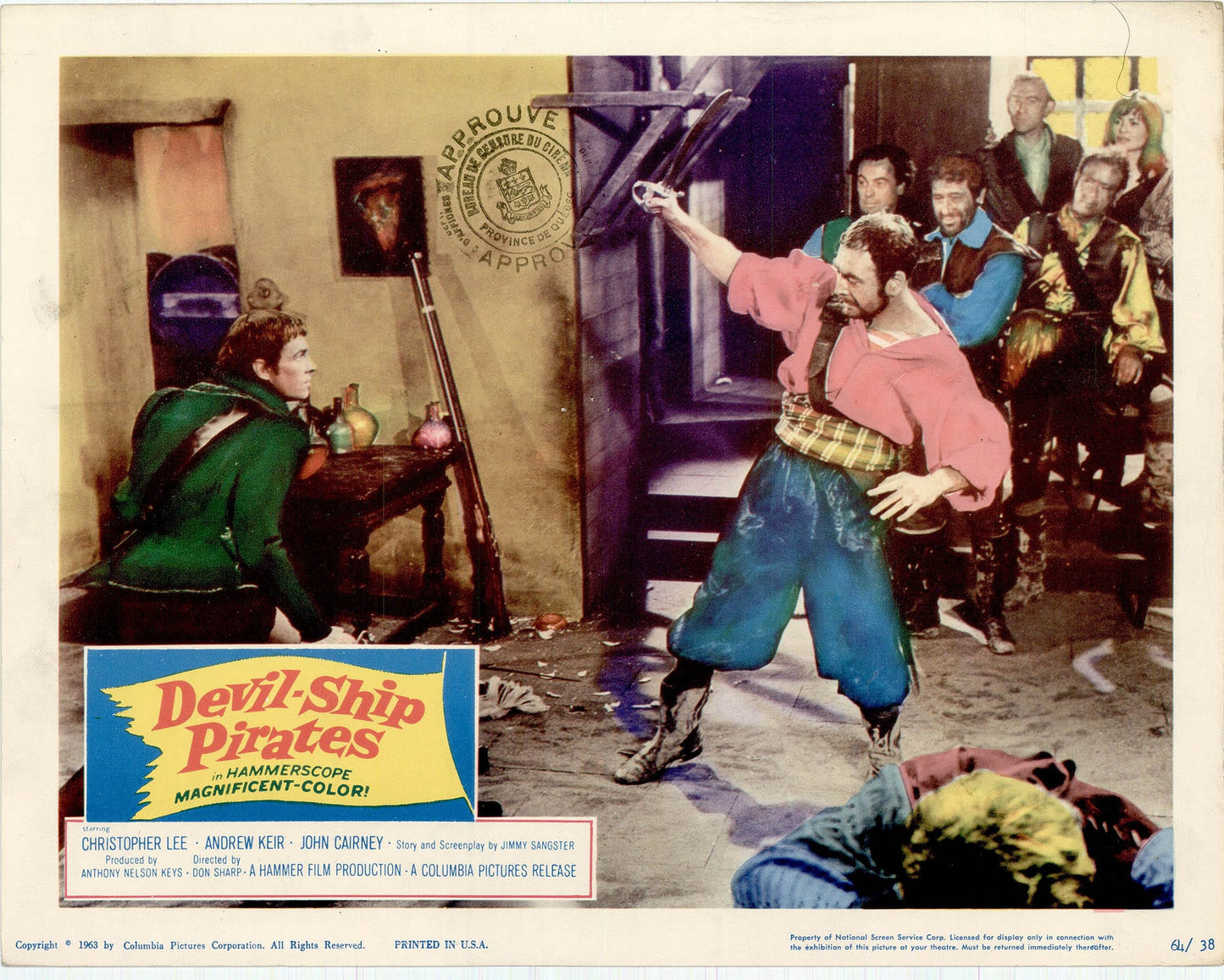 Devil-Ship Pirates Movie Lobby Card