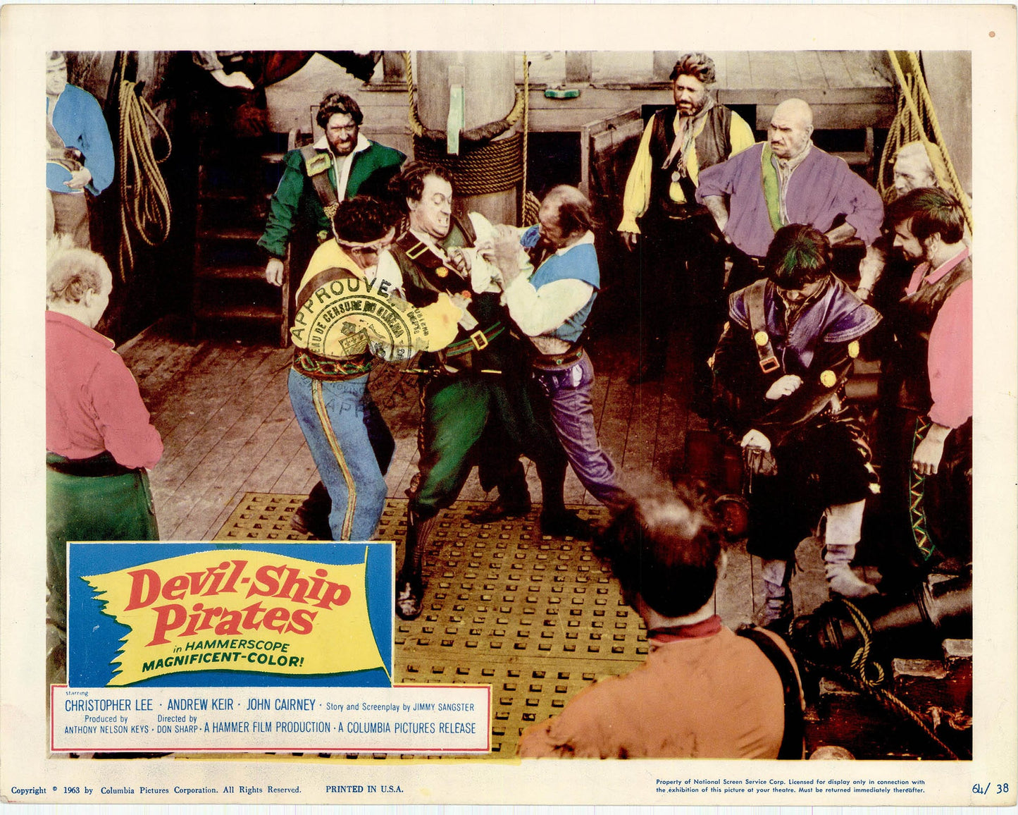 Devil-Ship Pirates Movie Lobby Card