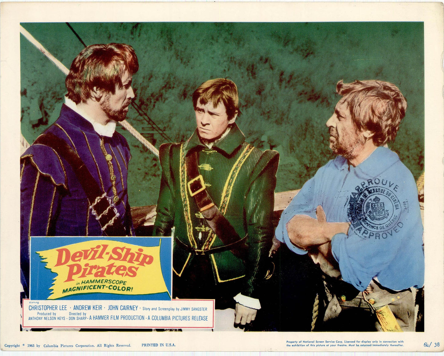 Devil-Ship Pirates Movie Lobby Card